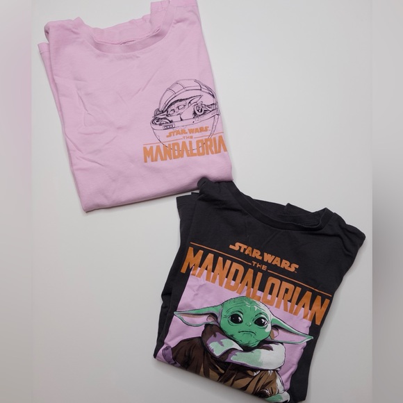 H&M Disney’s Star Wars Mandalorian Baby Yoda 2 Oversized T-Shirts US Youth 20 - Picture 3 of 12